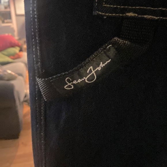 VTG Sean John denim jumpsuit Mens XL hip hop Long Sleeve Straight Leg Overalls - Picture 5 of 7